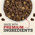 Redbarn Powerfood Air Dried Dog Food - 95% Beef & Beef Organs - High Protein Grain-Free Non-GMO Premium Dry Full Feed or Topper Made in USA with Omega 3 Salmon Oil Flaxseed - 2lb
