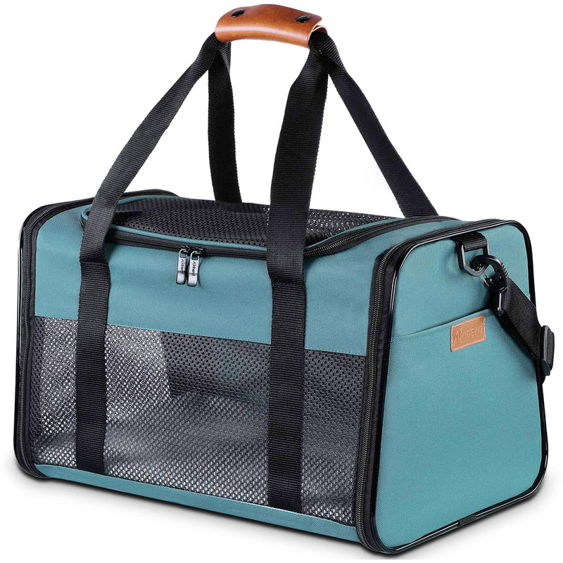 Cat Carrier - Portable Foldable Dog Pet Carrier, Soft-Sided Pet Bag up to 22 Lbs, Airline Approved Travel Puppy Carrier