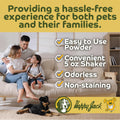 Happy Jack Flea and Tick Powder for Dogs & Puppies, Odorless, 5 oz
