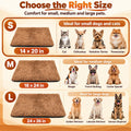 PatiencET Self Warming Cat Bed for Indoor Cats 14'' x 20'' - Cozy Fleece Heating Pad, Non-Electric Thermal Mat for Small