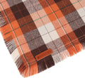 ADOGGYGO Fall Dog Bandana with Tassels Edges, Plaid Thanksgiving Scarf, L