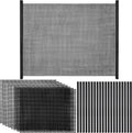 8Pcs Plastic Mesh Canvas Sheets Embroidery Aquarium Fish Tank Divider Plastic Grid Isolation Board Partition Net Pane Se