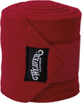 Weaver Leather Polo Leg Wraps Red, 4-Pack