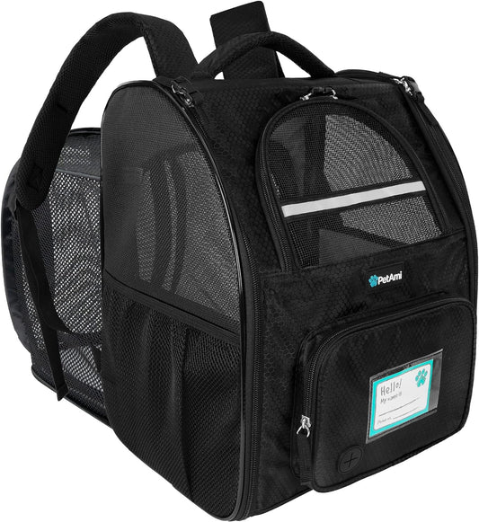 PetAmi Expandable Dog Cat Backpack Carrier, Airline Approved