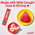 Delectables Squeeze Up Creamy Squeezable Puree, Lickable Wet Cat Treats, Grain Free, No Added Fillers, No By-Products, N