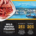 Ultra Fresh Floating Juvenile Turtle Food, All Natural Ingredients, Wild Sword Prawn, w/Deodorizing Probiotics, Juvenile