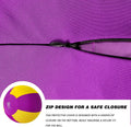 Harrison Howard Howdy Bally Horse Playball Mega Ball Cover for Equine Use - Exclusive Fun Patterns - Violet Sunrise 40"
