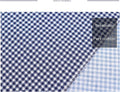 ARING PET Dog Bandanas, Navy Plaid Kerchief Triangle Bibs Scarf for Puppy Small Medium Large Boy Girl Dogs Cats-L