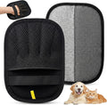 Upgraded Pet Hair Removal Gloves - Electrostatic Grooming Five-Finger Reusable Fur Remover with Snug Elastic Wrist for D