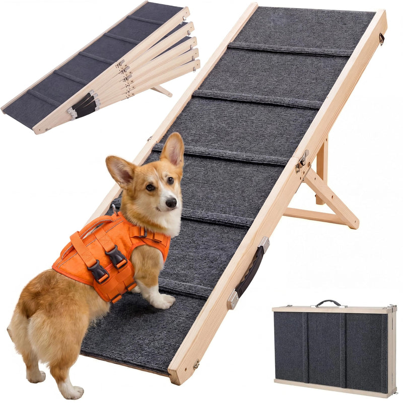 Staycalis Home Dog Ramp for Bed & Couch - Extra 51.2