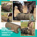 2 Pack Slow Feeder Hay Net Square Bale PE Hay Nets Bags for Horses