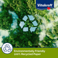Vitakraft Fresh World Small Animal Bedding - Ultra Strength - Pet Bedding for Litter Boxes and Cages (16 L),Gray, 975 cu