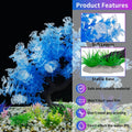 MyLifeUNIT Fish Tank Decorations, 15 Pack Artificial Aquarium Plants Tree Set for Fish Tank Decor