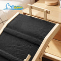 Dog Ramp for Bed with Rails, 64" Long Foldable Pet Ramp for Small Large Dogs, Dog Ramps for High Beds with Safety Side Railng, 6 Adjustable Heights 24" to 30" Up to 220LBS (Black, 64" X 17inch)