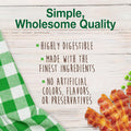 Nylabone Healthy Edibles Natural Dog Chews, Long Lasting Bones for Dogs, Bacon Flavor Dog Treats, X-Small (8 Count)