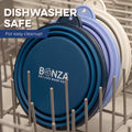 Bonza Collapsible Dog Bowl Large 33 oz, Silicone Travel Bowl