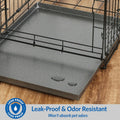 MidWest Homes for Pets Metal Dog Crate Replacement Pan; 42 inch