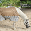 BARN & STABLE Breathable and UV Protective Tear-Resistant Mesh Horse Fly Sheet Comfy Equine Summer Sheet with Removable 