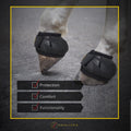 Kavallerie PRO-K Soft No Turn Bell Boots Ultimate Hoof Protection, with Anti-Spin Fastening System, Durable & Prevents O
