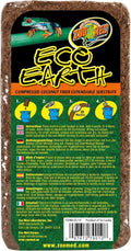 Eco Earth Compressed Coconut Fiber Substrate Single Brick, 2 Pack