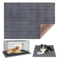 47"x59" Dog Crate Mat, Waterproof Non-Slip Rubber Mat for Under Dog Crate, Dog Crate Floor Protector Absorbent Reusable Kennel Mat, Cut to Fit Washable Liner for Dog Cage, Playpen & Whelping Box