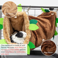 Guinea Pig Tunnel Hammock, Fleece Small Animal Hammock Hideout