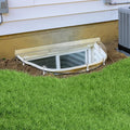 Vercraft 39"L x 16"W Outside Window Well Covers with Mounting Clip