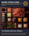 Ultra Fresh Tetra Fish Food, Slow Sinking, All Natural Ingredients, Wild Sword Prawns, Spirulina, Color Enhancement, Sma