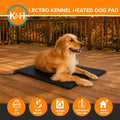 K&H PET PRODUCTS Original Lectro-Kennel Outdoor Heated Pad with Free Cover Black Medium 16.5 X 22.5 Inches