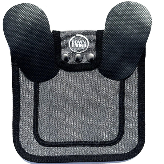DOWN UNDER OUTDOORS Chicken Saddle with Adjustable Straps for Medium and Large Hens, Chicken Apron, Poultry Saver, Pet Supplies, Including Shoulder Cover (Grey Mesh)
