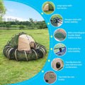 Quickup Pop Up Cat Tent for Outside, X-Large Catio & Cat Enclosure with Fish-Shaped Cat Mat, Portable Outdoor Cat Plaype