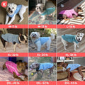 KYEESE Reflective Dog Shirt, Lightweight Sun Protection Dog T Shirts for Small Dogs Boy, Breathable Sleeveless Pet Tank Top High Visibility Summer Dogs Clothes for Night Walking Outdoor, Blue, M