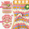 BAEJMJK Cute Flower Small Dog Sweater Soft Girl Dog Clothes Turtleneck Warm Pet Puppy Knitted Pullover Princess Dogs Cat