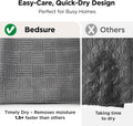 Bedsure Waterproof Couch Cover for Dogs Washable - Waterproof Blanket for Large Dogs Couch Sofa Bed Cozy, Lightweight Furniture Protector for Pet Cat Quick Drying, Ash Grey, 52x82IN