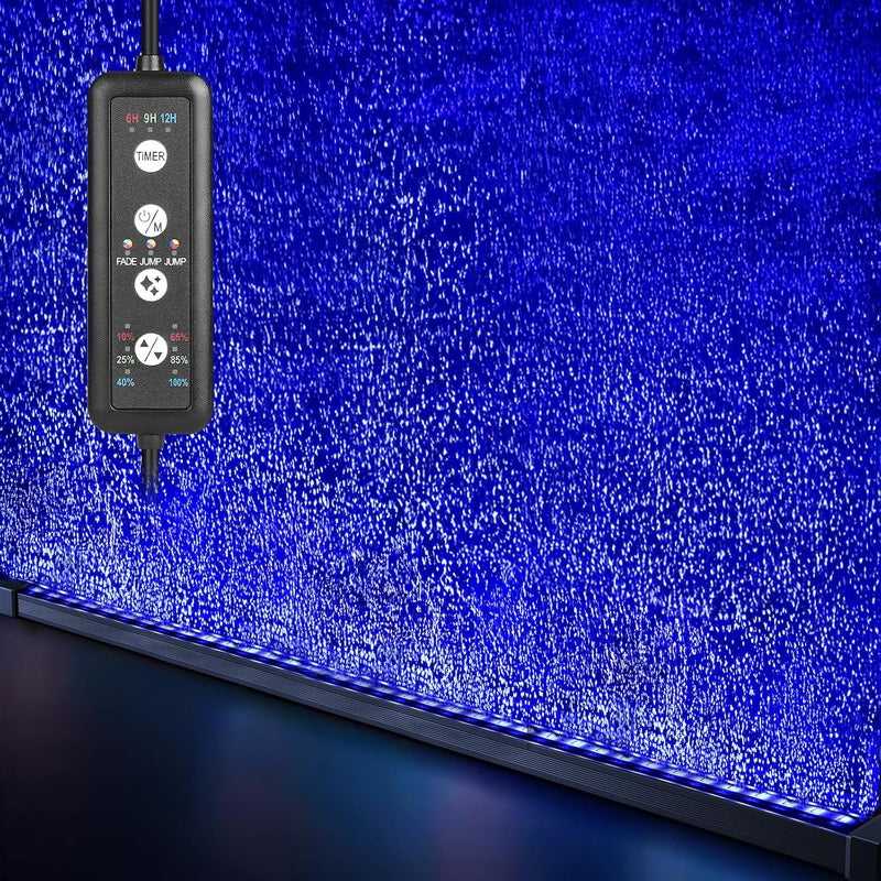 fishkeeper Submersible Fish Tank Light with Air Bubble Hole, for 49