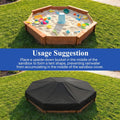 Kasla Octagon Sandbox Cover, 64" L×56" W×9" H