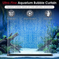 hygger Aquarium Bubble Bar, 9.8" Ultra-Fine Quiet Fish Tank Bubble Wall