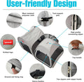 lukidoki Portable 3-in-1 Cat Playpen, Outdoor Pop-up 2-Room Pet Playpen with Tunnel, Foldable Cat Dog Crate Play Enclosure with Separate Areas for Puppy Kitten and Small Animals Indoor Travel