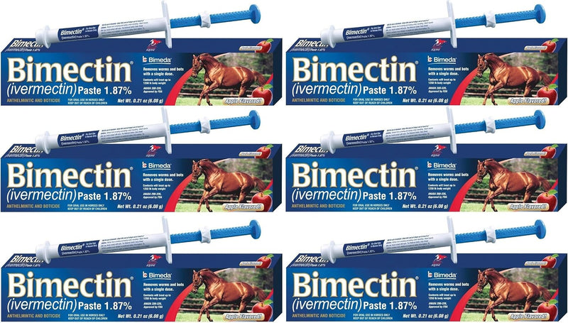 Ivermectin Paste Horse Wormer (1.87 Ivermectin) - 6 DOSES, Model: , Home & Outdoor StoreQ