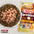 INABA Churu Sprinkles for Cat, Soft & Chewy Churu Filled, Baked Chicken Cat Treat Meal Topper with Vitamin E and Green Tea Extract, 1.05 oz. per Pack, 18 Packs Total, Tuna and Salmon Recipe