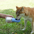 Dog Water Bottle with Food Container, Portable Pet Dog Water Dispenser for Outdoor Walking,Hiking,Travel,Puppy Essential
