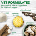 Vet’s Best Dog Pain Relief Supplement, Natural Aspirin Alternative for Hip & Joint Support, Arthritis & Aches Relief Tablets for Dogs, 150 Count