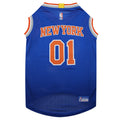 Pets First NBA NEW YORK KNICKS DOG Jersey, Medium - Tank Top Basketball Pet Jersey