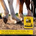 Fiebing's Hoof Oil for Horses with Mineral Oil (32 oz) - Hoof Dressing with Applicator Brush to Condition Dry, Split Hoo
