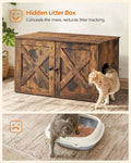 Feandrea Cat Litter Box Enclosure, End Table, 31.5 x 20.9 x 19.7 Inches
