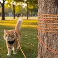 Cat Leash, 15 ft & 30 ft Reflective Long Pet Leash for Outdoor Use