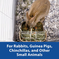 Kaytee Hay & Food Bin Feeder With Quick Locks For Pet Rabbits, Chinchillas, Guinea Pigs and Other Small Animals