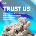 CaribSea South Sea Base Rock for Aquarium - 40 lb - Natural Rock for Aquascaping, Ideal for Saltwater Tanks, Enhances Aq
