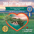 Small Pet Select 3rd Cutting Super Soft Timothy Hay, Picky Eaters, 10 lb