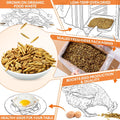 BUCATSTATE Dried Black Soldier Fly Larvae for Chickens and Ducks